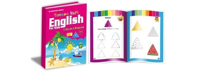 كتاب تعليم اللغة الانجليزية للاطفال - الاشكال والالوان